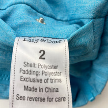 Load image into Gallery viewer, Boys Lily &amp; Dan, reversible camo print / blue hooded jacket / coat, FUC, size 2,  