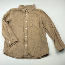 Load image into Gallery viewer, Boys Anko, corduroy cotton long sleeve shirt, EUC, size 4,  