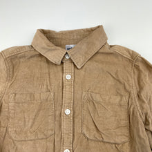 Load image into Gallery viewer, Boys Anko, corduroy cotton long sleeve shirt, EUC, size 4,  