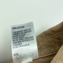 Load image into Gallery viewer, Boys Anko, corduroy cotton long sleeve shirt, EUC, size 4,  