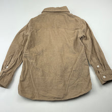 Load image into Gallery viewer, Boys Anko, corduroy cotton long sleeve shirt, EUC, size 4,  