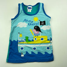 Load image into Gallery viewer, Boys Peppa Pig, George stretchy singlet top, GUC, size 3-4,  