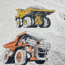 Load image into Gallery viewer, Boys Target, grey marle t-shirt / top, diggers, EUC, size 4,  