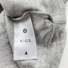 Load image into Gallery viewer, Boys Target, grey marle t-shirt / top, diggers, EUC, size 4,  