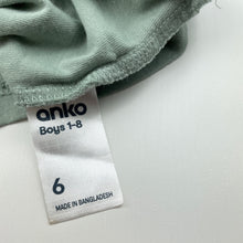 Load image into Gallery viewer, Boys Anko, green cotton t-shirt / top, bicycle, EUC, size 6,  