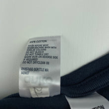 Load image into Gallery viewer, Girls Anko, navy cotton pyjama t-shirt / top, EUC, size 7,  