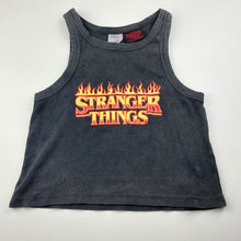 Load image into Gallery viewer, Girls Zara, STRANGER THINGS ribbed summer top, GUC, size 11-12,  