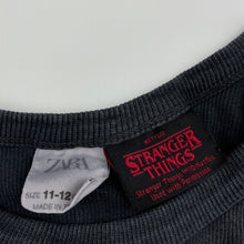 Load image into Gallery viewer, Girls Zara, STRANGER THINGS ribbed summer top, GUC, size 11-12,  