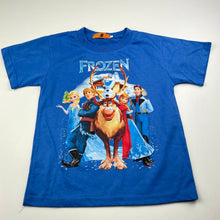 Load image into Gallery viewer, unisex Super Sen, Frozen lightweight t-shirt / top, GUC, size 5,  
