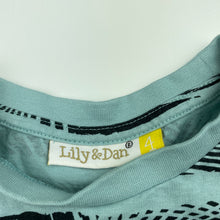 Load image into Gallery viewer, Boys Lily &amp; Dan, soft cotton t-shirt / top, EUC, size 4,  
