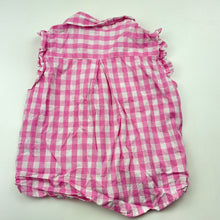 Load image into Gallery viewer, Girls KID, lightweight cotton tie front top, EUC, size 6,  