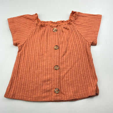 Girls Cotton On, ribbed stretchy short sleeve top, GUC, size 6,  