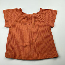 Load image into Gallery viewer, Girls Cotton On, ribbed stretchy short sleeve top, GUC, size 6,  
