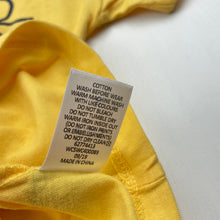 Load image into Gallery viewer, Girls Star Wars, yellow cotton t-shirt / top, EUC, size 5,  