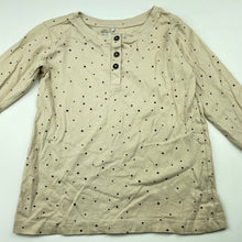Load image into Gallery viewer, Girls Anko, cotton long sleeve henley top, GUC, size 5,  