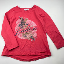Load image into Gallery viewer, Girls Charlie &amp; Me, stretchy long sleeve t-shirt / top, FUC, size 8,  