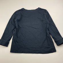 Load image into Gallery viewer, Boys Target, navy cotton long sleeve top, GUC, size 4,  