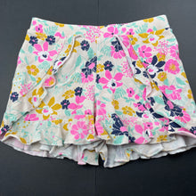 Load image into Gallery viewer, Girls Mango, stretchy floral shorts / skort, elasticated, FUC, size 6,  