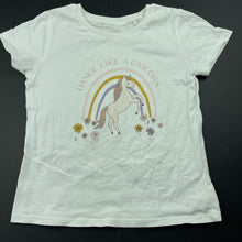 Load image into Gallery viewer, Girls Target, organic cotton t-shirt / top, unicorn, FUC, size 4,  
