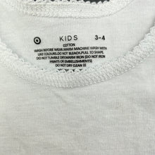 Load image into Gallery viewer, Girls Target, white cotton singlet top, GUC, size 3-4,  