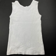 Load image into Gallery viewer, Girls Target, white cotton singlet top, GUC, size 3-4,  