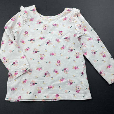 Girls Dymples, floral long sleeve top, FUC, size 0,  