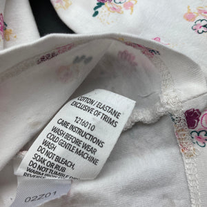 Girls Dymples, floral long sleeve top, FUC, size 0,  
