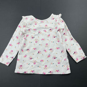 Girls Dymples, floral long sleeve top, FUC, size 0,  