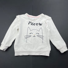 Load image into Gallery viewer, Girls Higgledee, lightweight sweater / jumper, cat, FUC, size 1,  