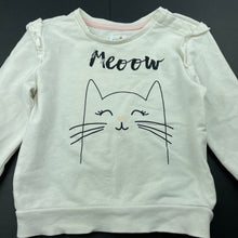 Load image into Gallery viewer, Girls Higgledee, lightweight sweater / jumper, cat, FUC, size 1,  