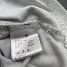 Load image into Gallery viewer, Girls Emerson, lightweight t-shirt / top, cat, EUC, size 6,  