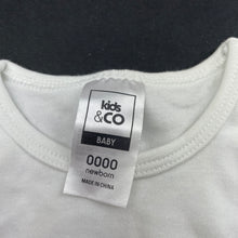Load image into Gallery viewer, Boys Kids &amp; Co, soft cotton bodysuit / romper, GUC, size 0000,  