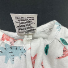 Load image into Gallery viewer, unisex Target, stretchy zip coverall / romper, dinosaurs, GUC, size 00000,  