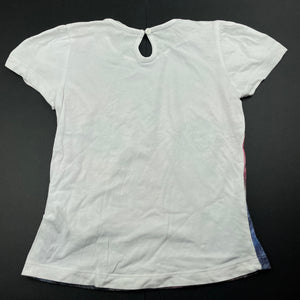 Girls Pumpkin Patch, lightweight t-shirt / top, cat, FUC, size 6,  