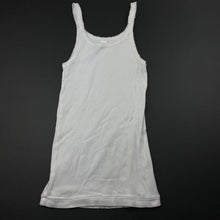 Load image into Gallery viewer, Girls Bonds, white cotton singlet top, FUC, size 6,  