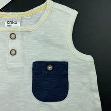 Load image into Gallery viewer, Boys Anko, lightweight cotton summer top, NEW, size 0,  