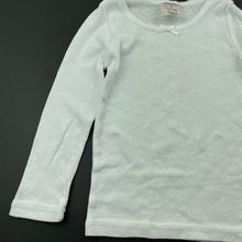 Load image into Gallery viewer, Girls Brilliant Basics, pointelle long sleeve top, EUC, size 4,  