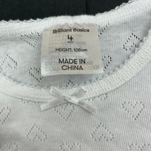 Load image into Gallery viewer, Girls Brilliant Basics, pointelle long sleeve top, EUC, size 4,  