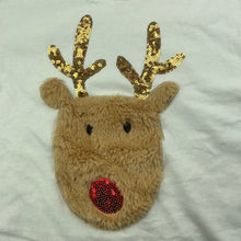 Load image into Gallery viewer, Girls Cotton On, Christmas novelty t-shirt / top, GUC, size 8,  