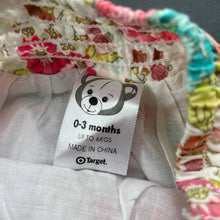 Load image into Gallery viewer, Girls Target, colourful floral cotton skirt, elasticated, EUC, size 000,  