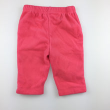 Load image into Gallery viewer, Girls Tiny Little Wonders, pink fleece pants / bottoms, GUC, size 00