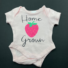 Load image into Gallery viewer, Girls Baby Berry, pink cotton bodysuit / romper, GUC, size 00000,  