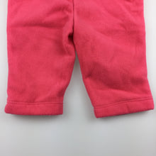 Load image into Gallery viewer, Girls Tiny Little Wonders, pink fleece pants / bottoms, GUC, size 00