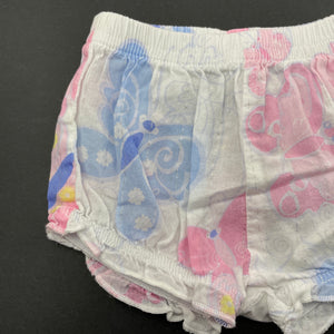 Girls Anko, lightweight cotton shorts, elasticated, EUC, size 0000,  