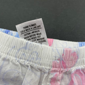 Girls Anko, lightweight cotton shorts, elasticated, EUC, size 0000,  