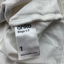 Load image into Gallery viewer, Boys Anko, cotton long sleeve t-shirt / top, cars, EUC, size 1,  