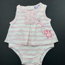 Load image into Gallery viewer, Girls UNICORN, embroidered soft cotton romper, EUC, size 0000,  