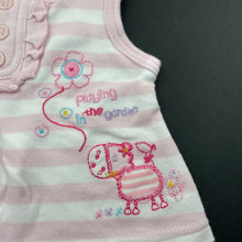Load image into Gallery viewer, Girls UNICORN, embroidered soft cotton romper, EUC, size 0000,  