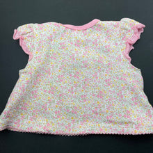 Load image into Gallery viewer, Girls Osh Kosh, embroidered floral cotton top, EUC, size 0000,  