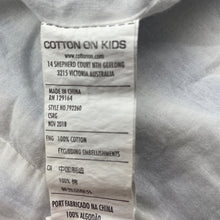 Load image into Gallery viewer, Girls Cotton On, lined lightweight cotton summer dress, GUC, size 2, L: 51cm
